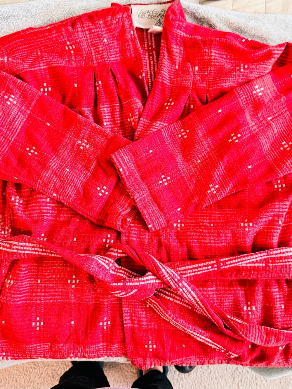 Ace & Jig Kimono Jacket in Cardinal